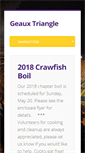 Mobile Screenshot of geauxtriangle.com
