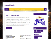 Tablet Screenshot of geauxtriangle.com